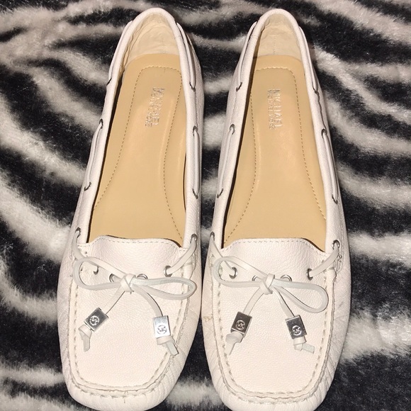 michael kors white loafers